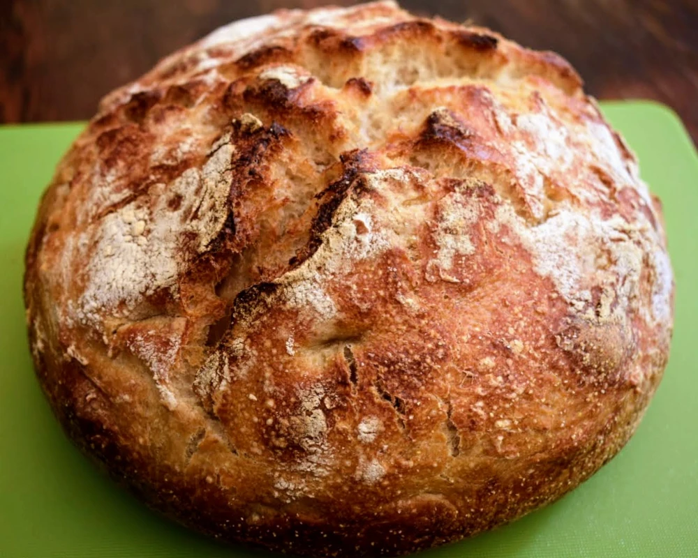 A sourdough bread loaf.